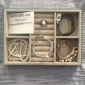 Jewelry Tray w/ Bracelets and Ring
